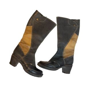 Josef Seibel Leather Patchwork Boots